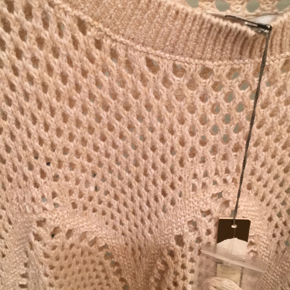 NWT Lauren Conrad crochet sweater tank top xs - Picture 9 of 9